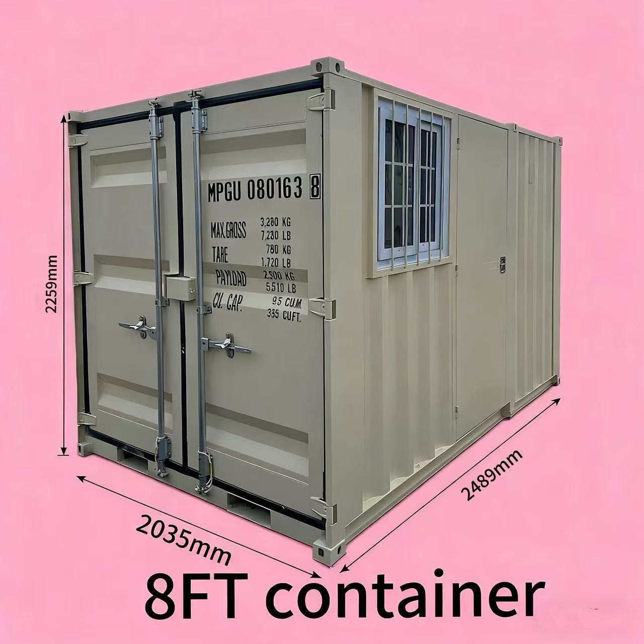 8FT container